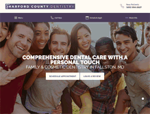 Tablet Screenshot of harfordcountydentistry.com